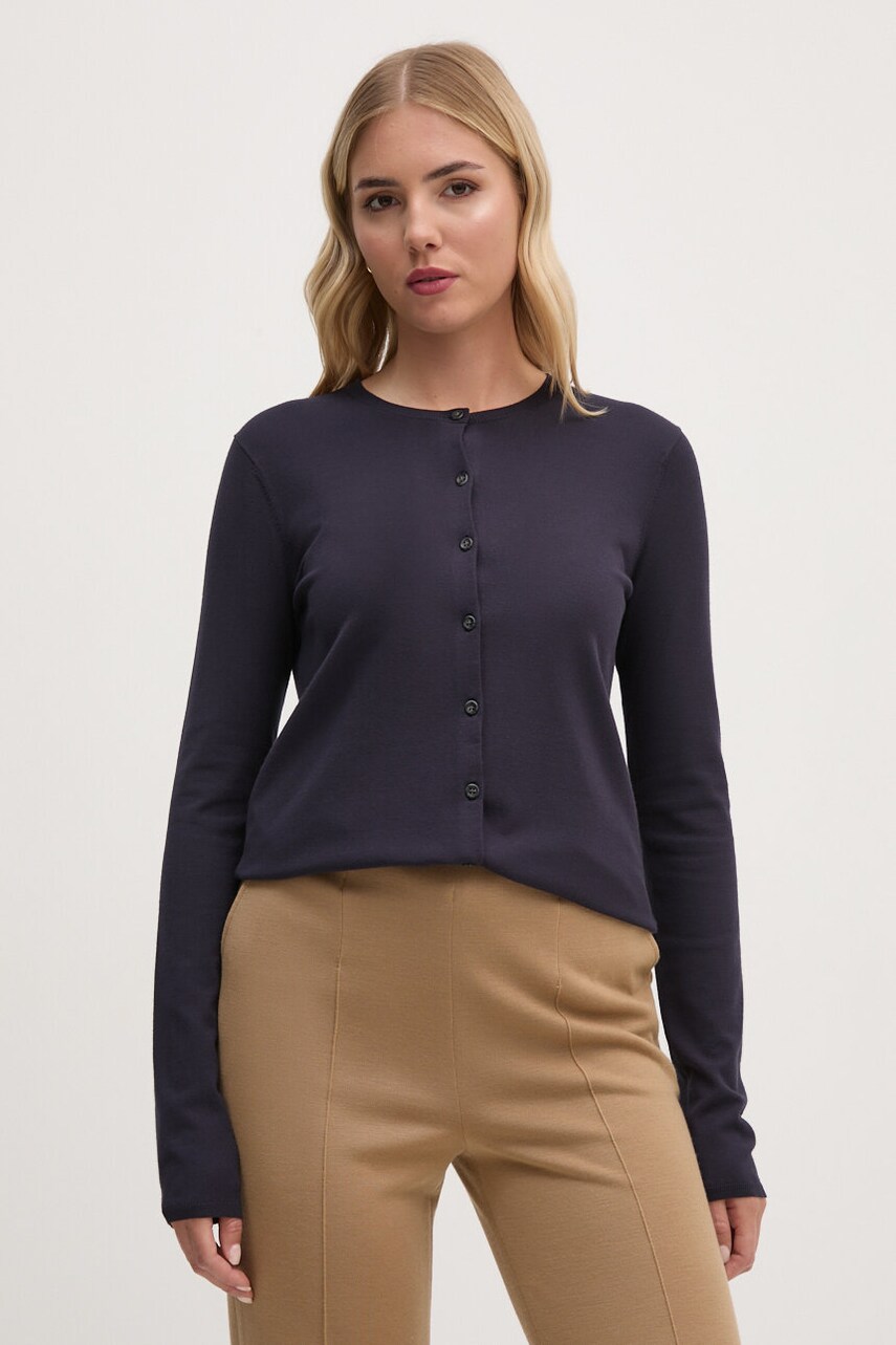 Levně Svetr Calvin Klein dámský, tmavomodrá barva, lehký, K20K207450