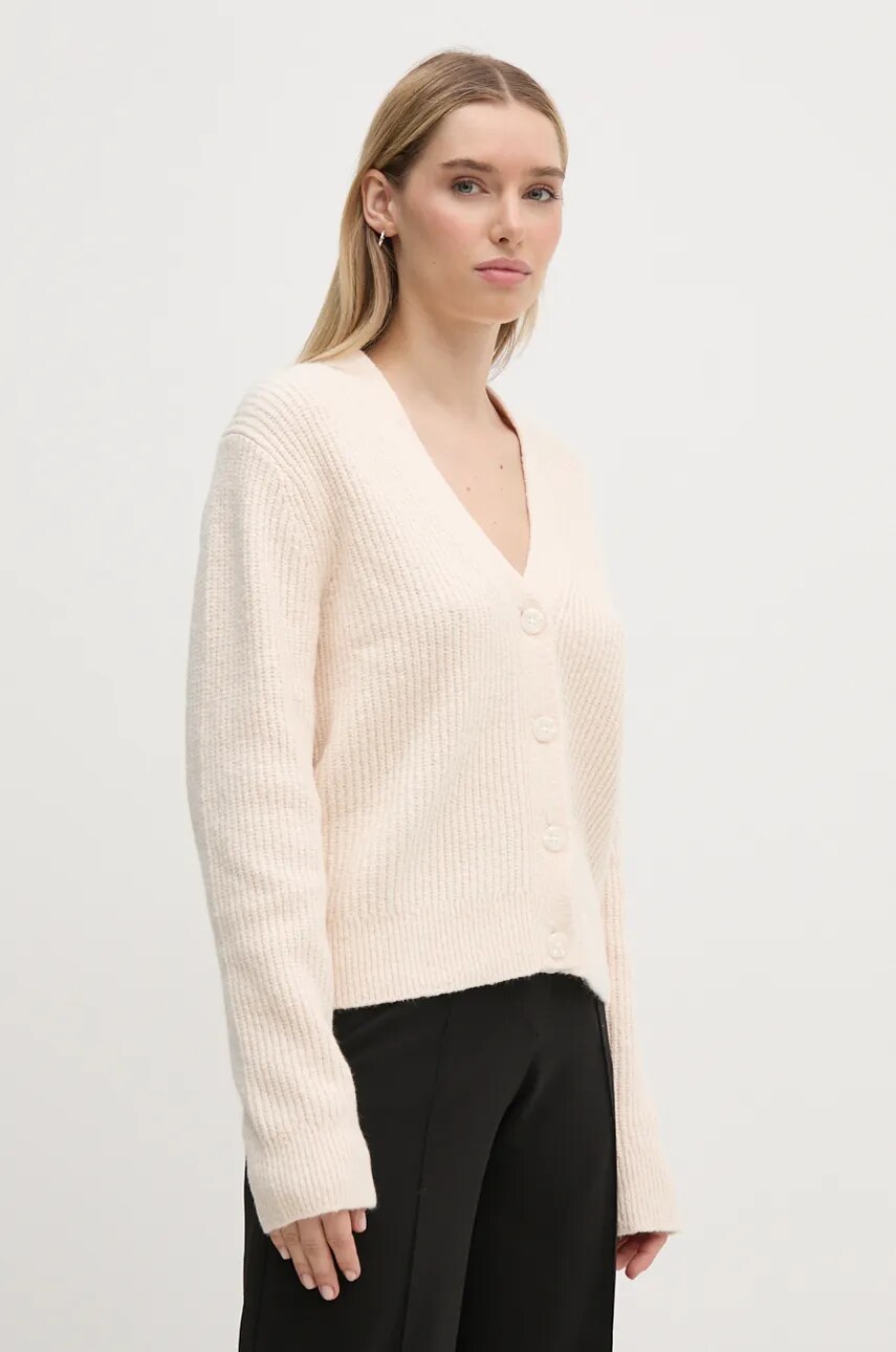 Levně Svetr s příměsí vlny Calvin Klein růžová barva, K20K207772
