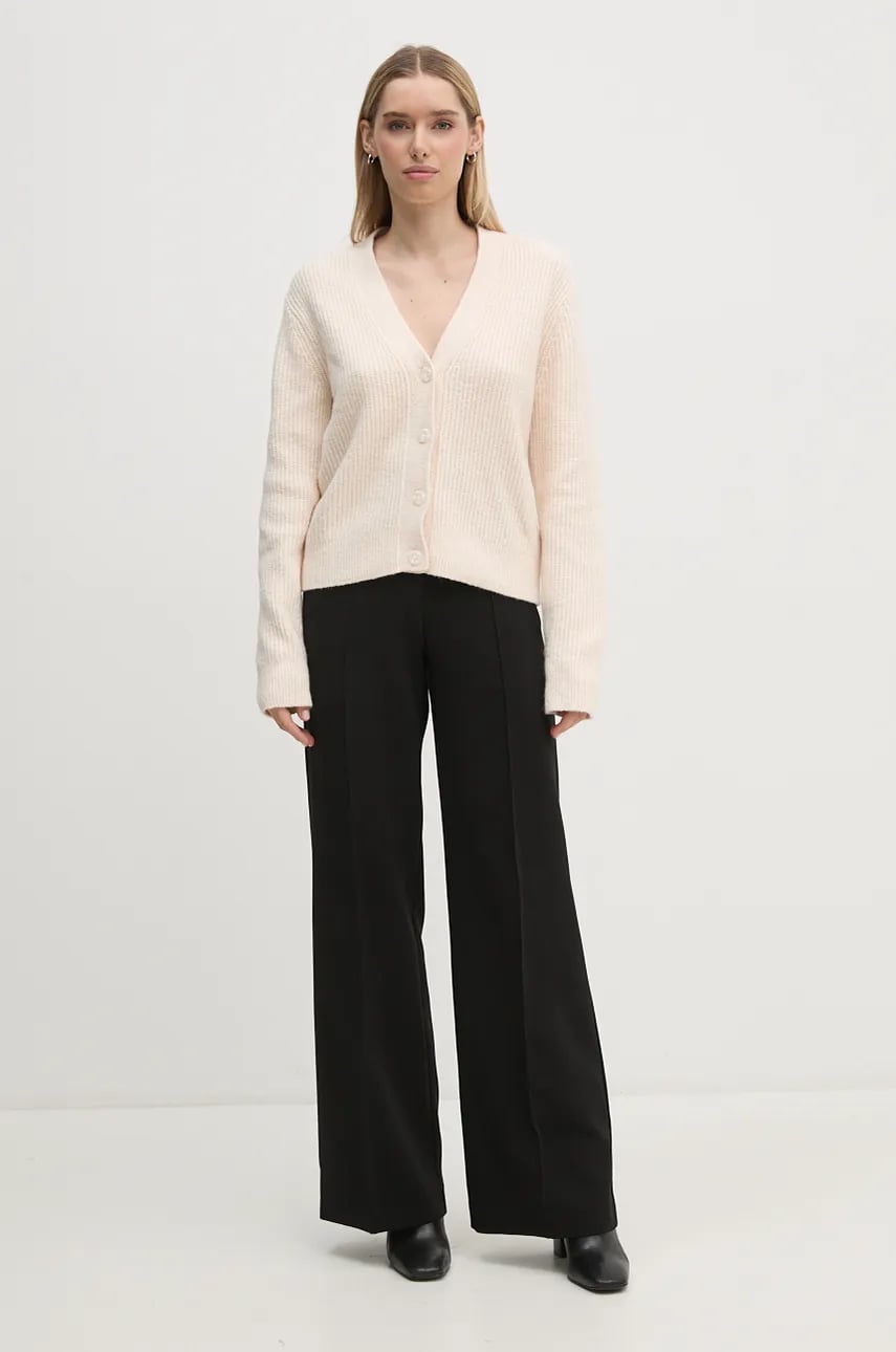 Кардиган с примесью шерсти Calvin Klein цвет розовый K20K207772 Кардиган с примесью шерсти Calvin Klein цвет розовый K20K207772