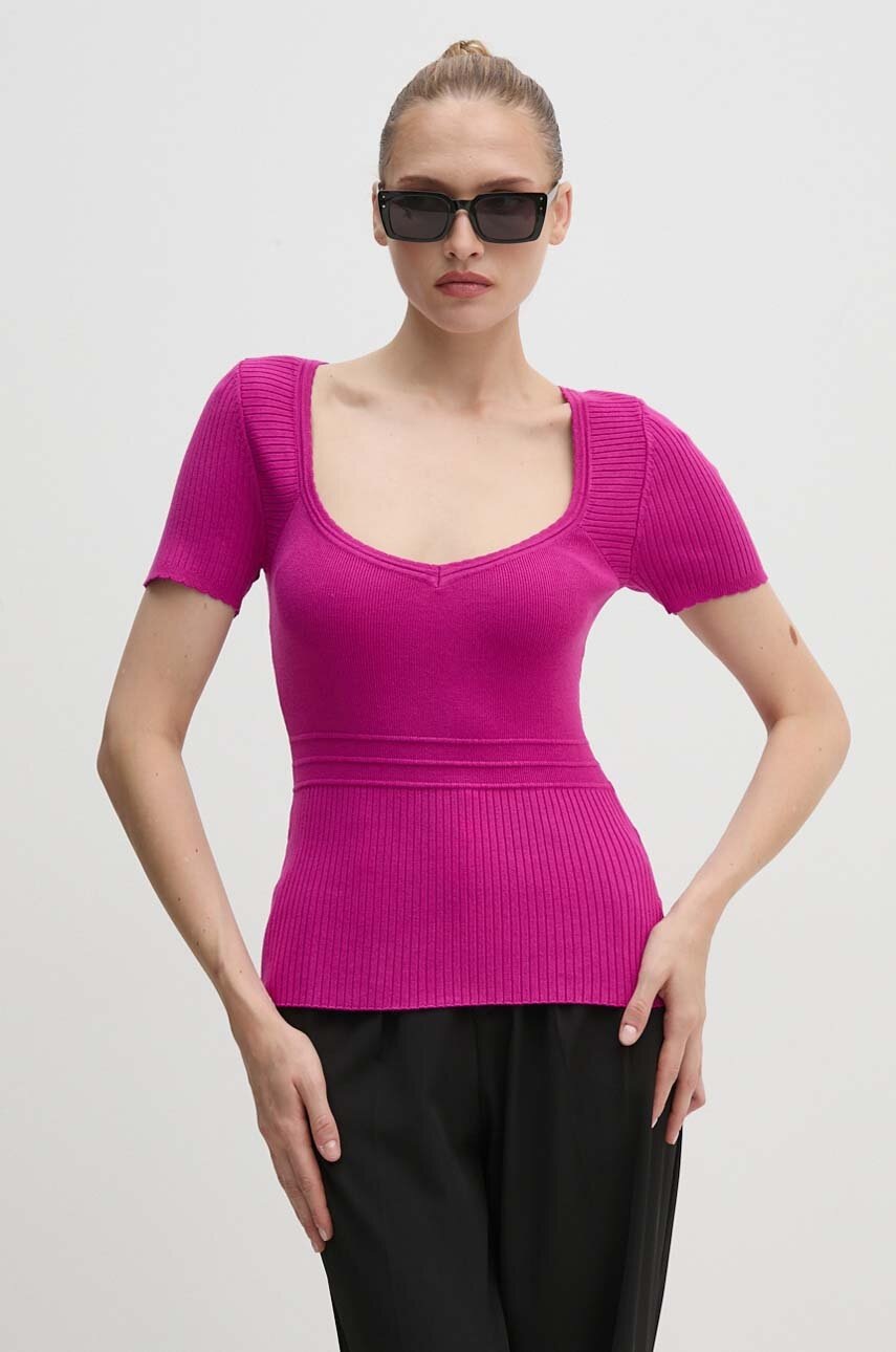 

Блуза Morgan MANIFI в розово с изчистен дизайн MANIFI, Розов