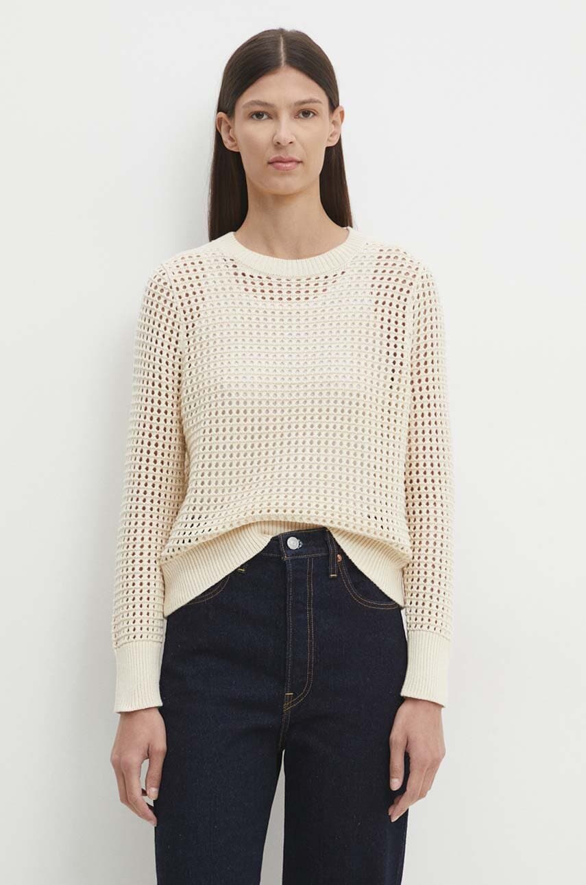 Levi's pulover de bumbac culoarea bej, light, A8889 Levi's pulover de bumbac culoarea bej, light, A8889