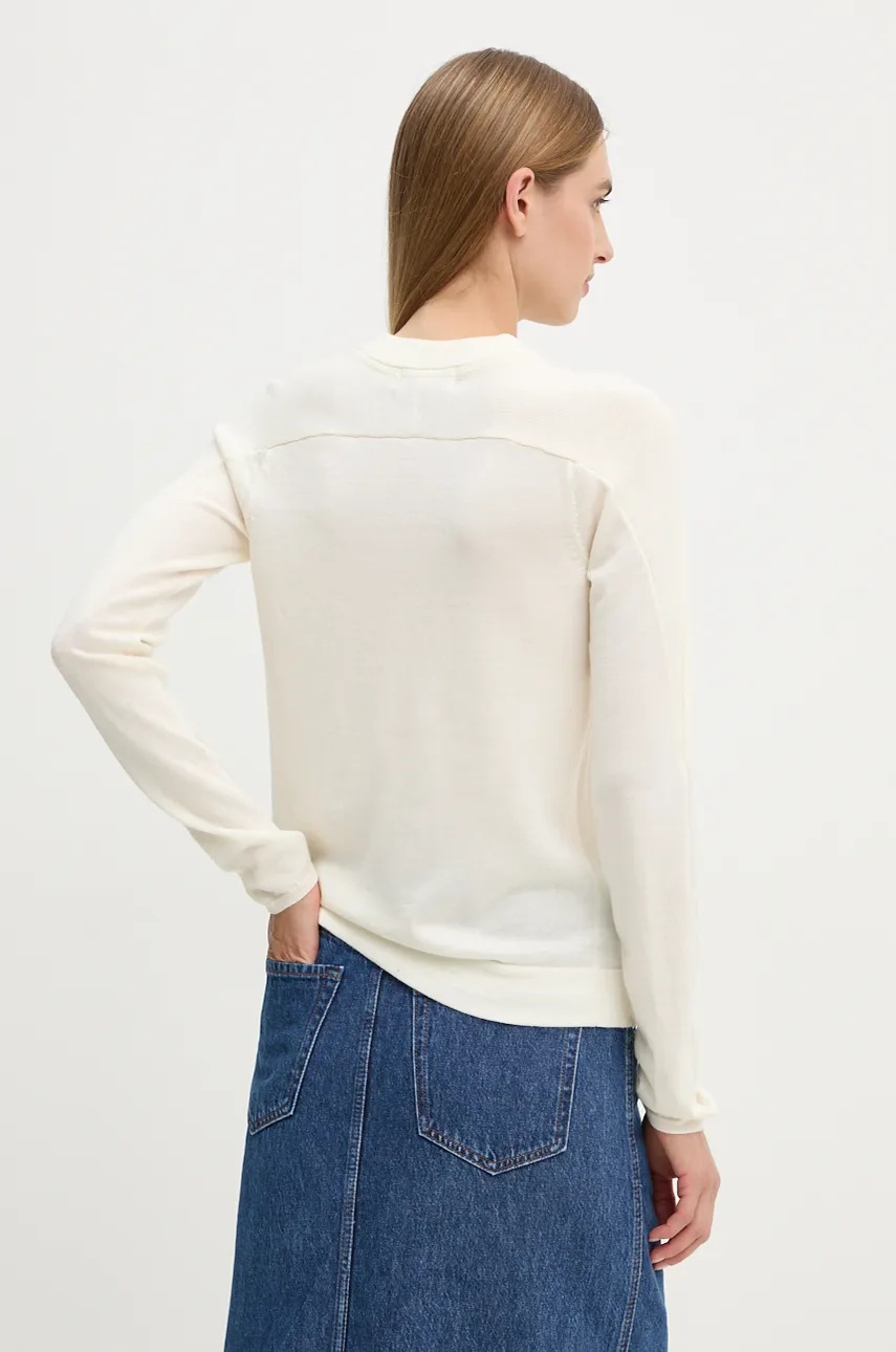 Вовняний светр G-Star Raw жіночий колір бежевий легкий D25509-D847 