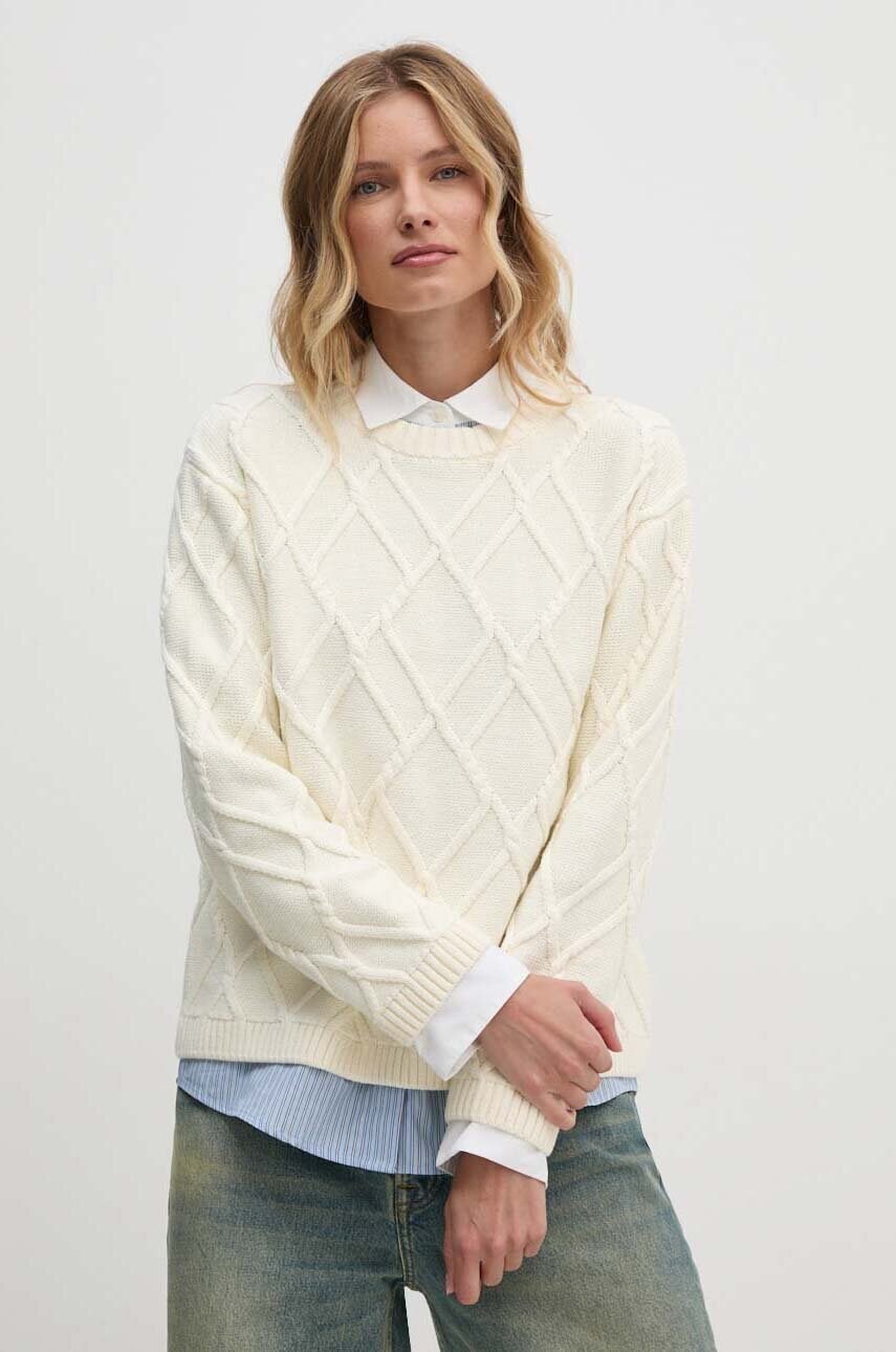 Gant pulover femei, culoarea bej, 4805252