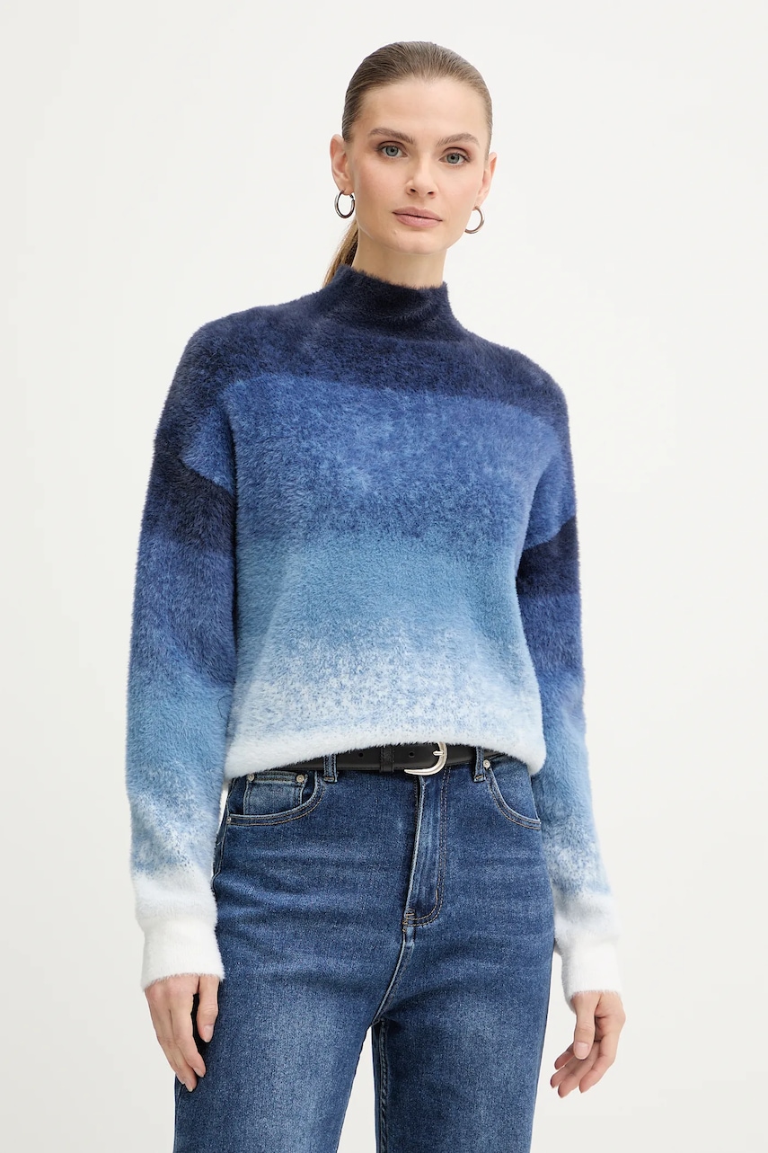 Morgan pulover MDYE culoarea gri, cu turtleneck, MDYE