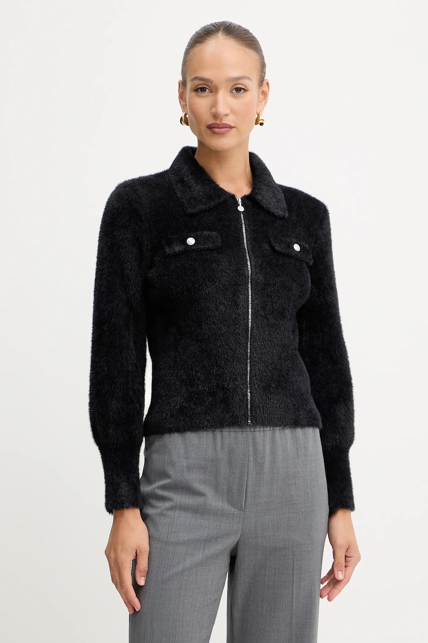 Morgan cardigan MDOMI culoarea negru, light, MDOMI