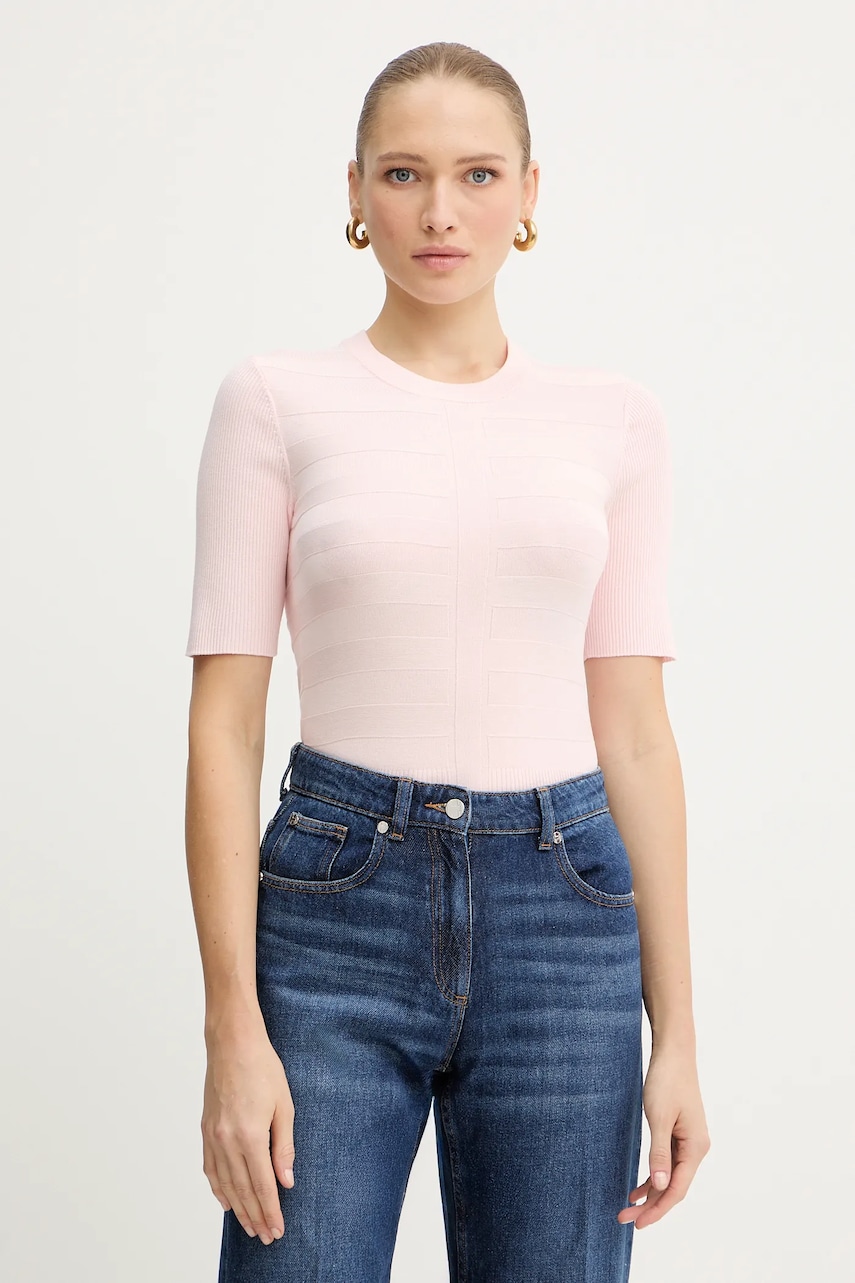 Morgan pulover MENTHE culoarea roz, light, MENTHE