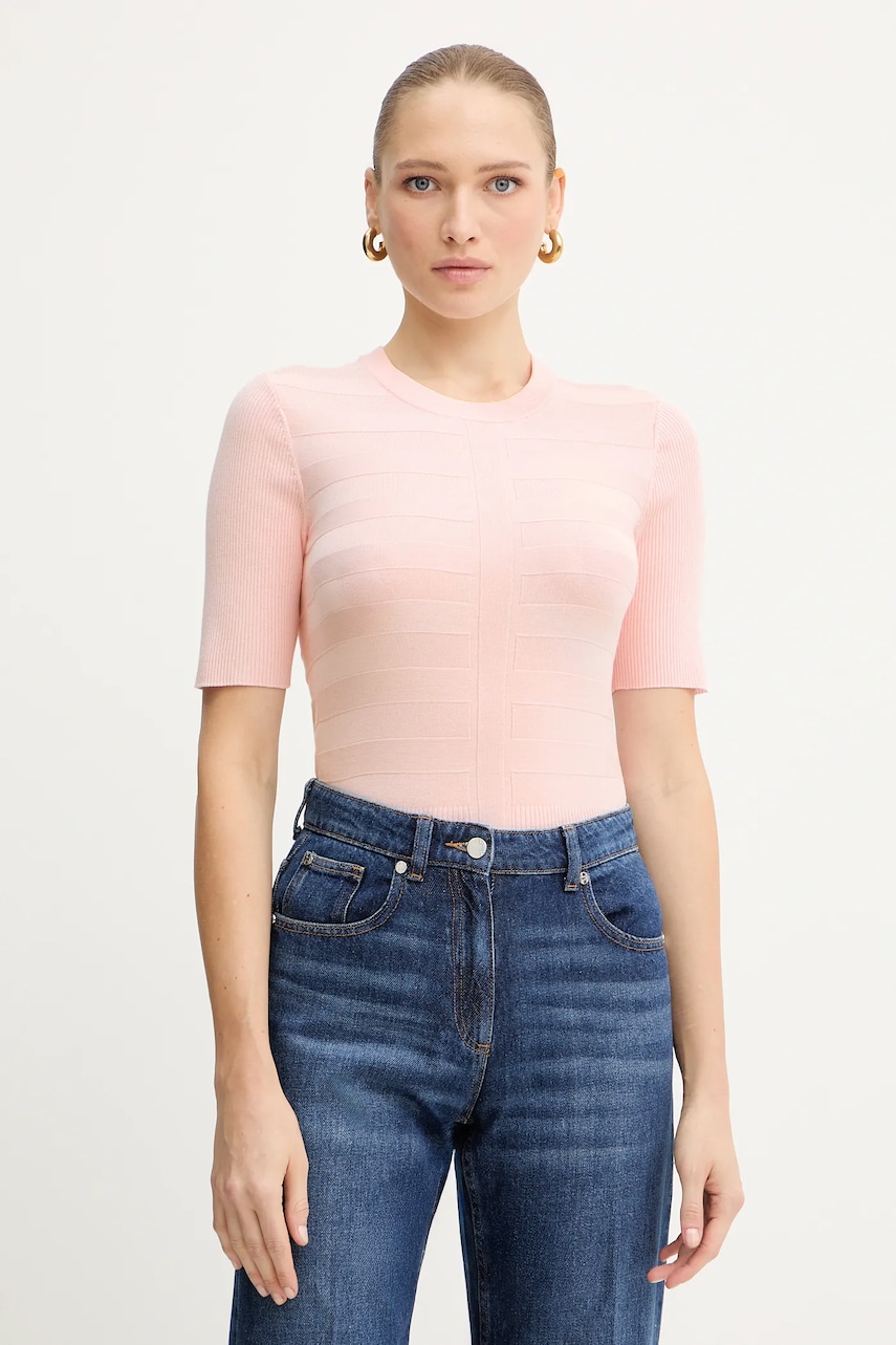 Morgan pulover MENTHE culoarea roz, light, MENTHE