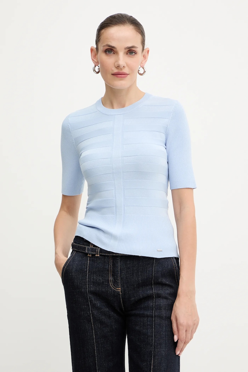 Morgan pulover MENTHE culoarea roz, light, MENTHE Morgan pulover MENTHE culoarea roz, light, MENTHE