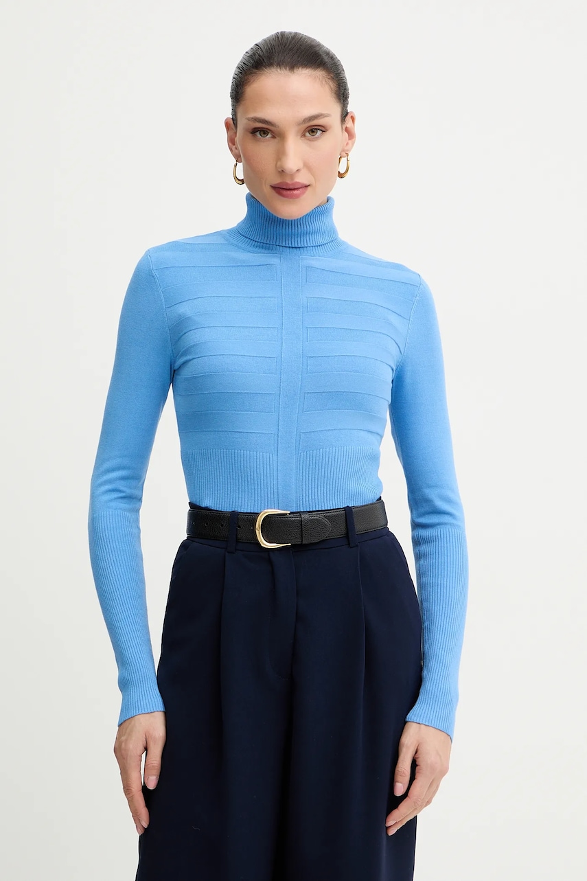 Morgan pulover MENTOS.M culoarea gri, cu guler, MENTOS.M