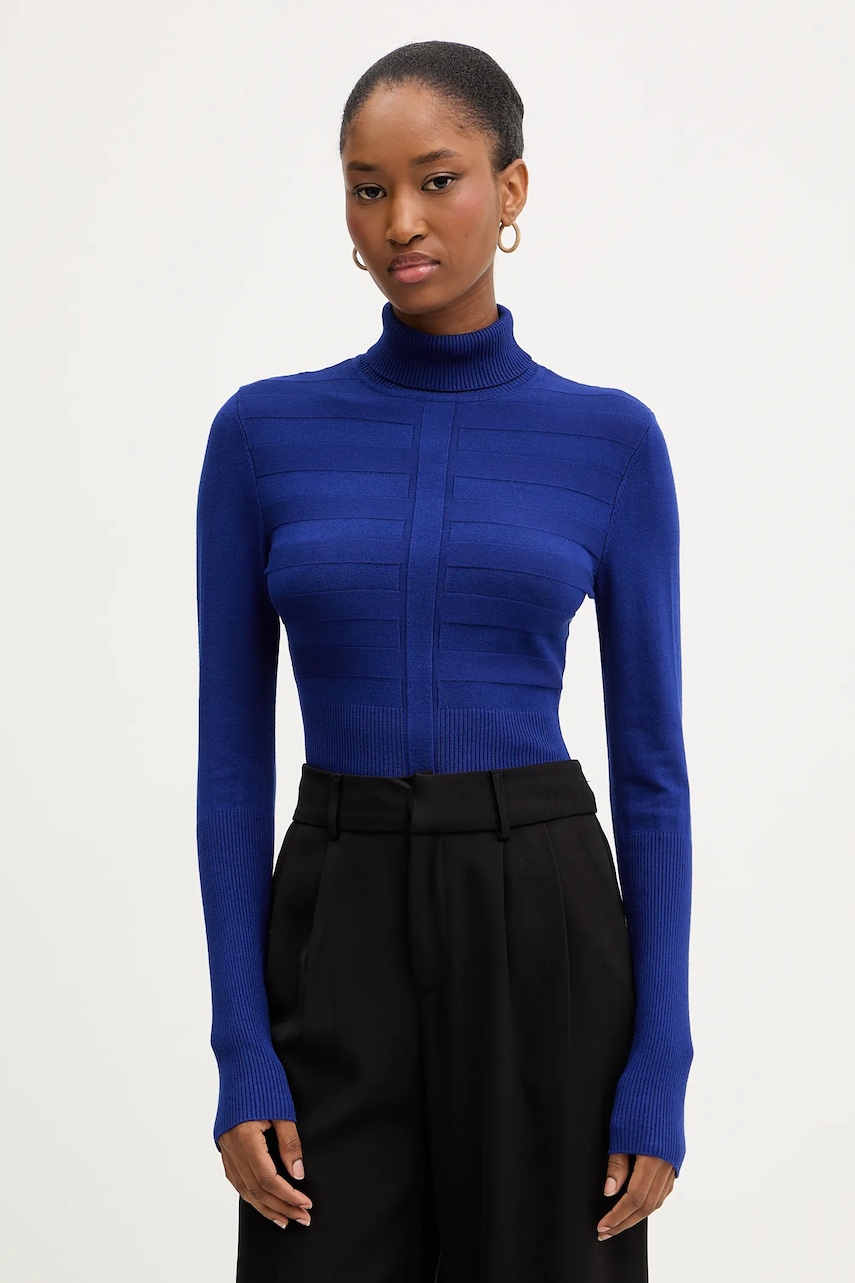 Morgan pulover MENTOS.M culoarea gri, cu guler, MENTOS.M