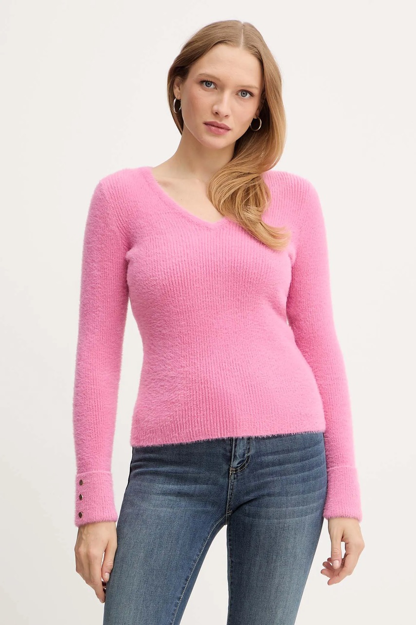 Morgan pulover MOOVE culoarea turcoaz, light, MOOVE