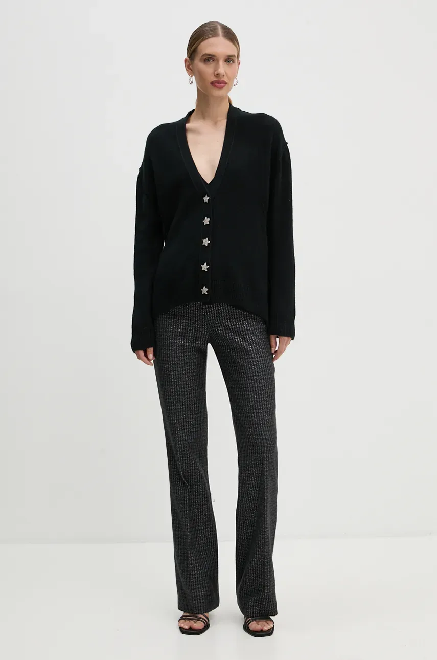 Свитер ZADIG&VOLTAIRE женский цвет чёрный KWCA00002 Свитер ZADIG&VOLTAIRE женский цвет чёрный KWCA00002