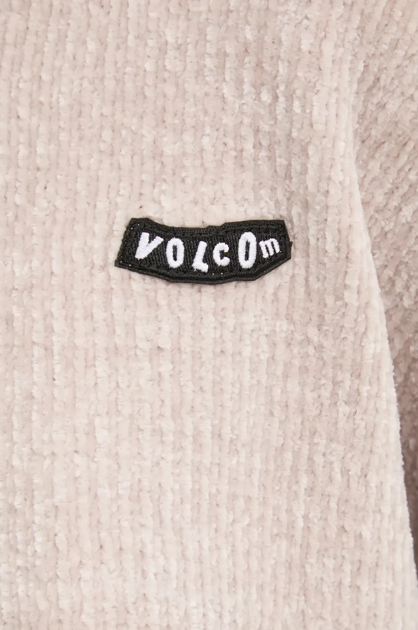 Pulover Volcom Za žene, Boja: Bež, B0742300