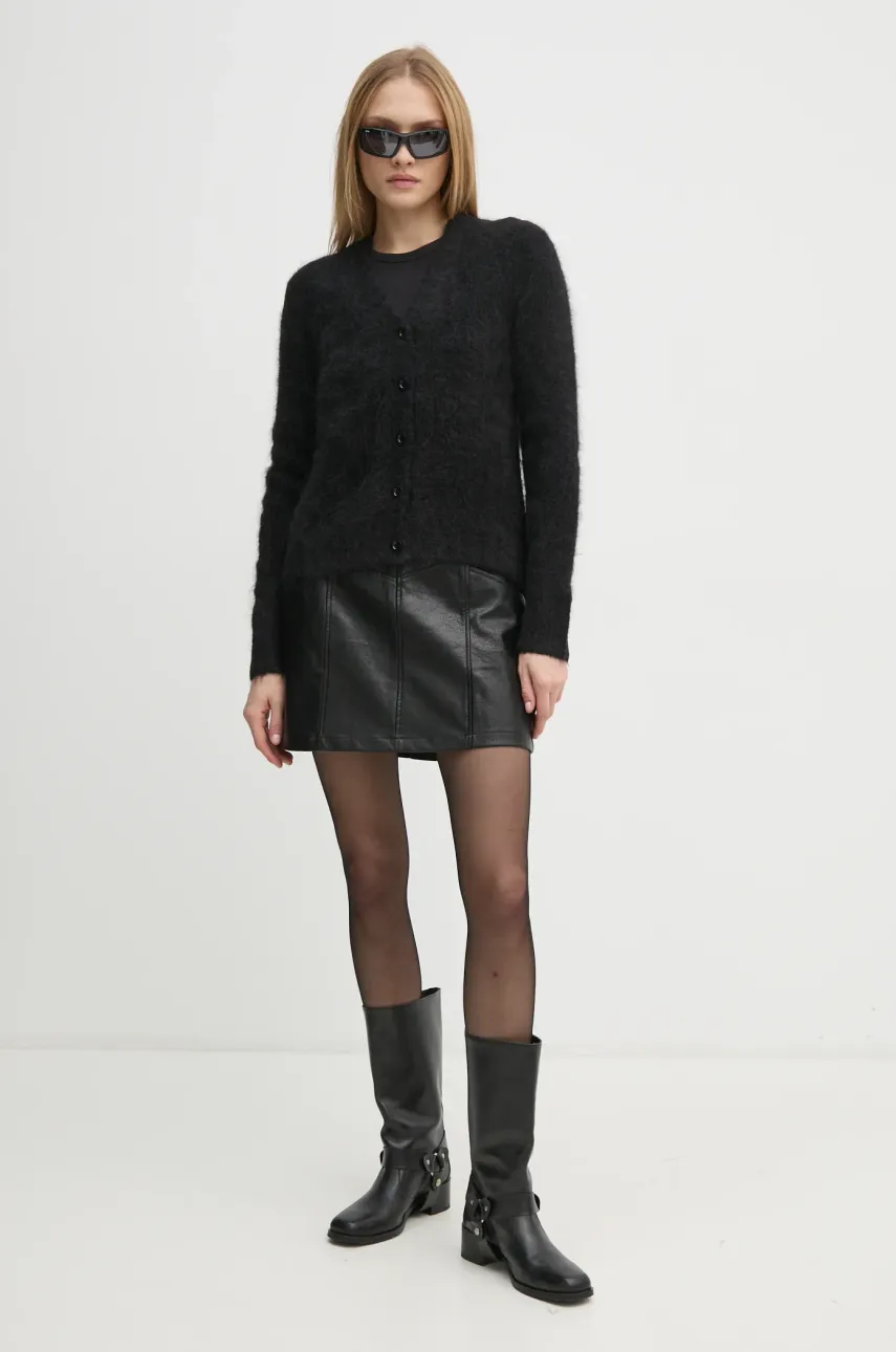 Шерстяной свитер AllSaints VORTEX женский цвет чёрный W033KB Шерстяной свитер AllSaints VORTEX женский цвет чёрный W033KB