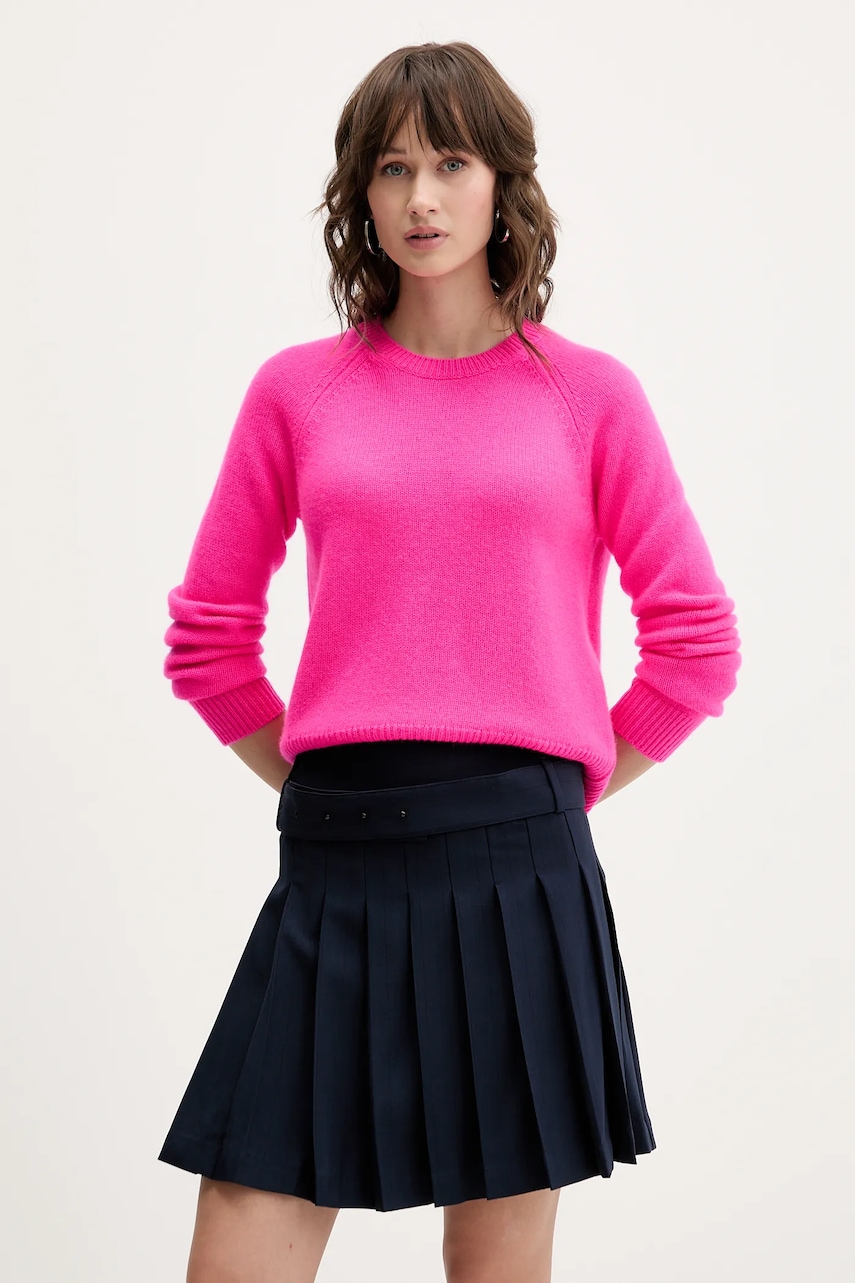 FROM FUTURE pulover de cașmir culoarea roz, WPR00005