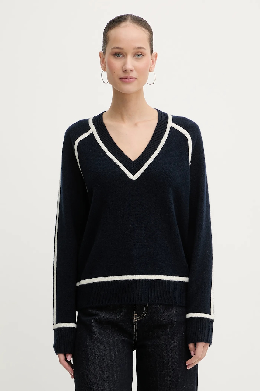 FROM FUTURE pulover de casmir culoarea bej, light, WPV02159