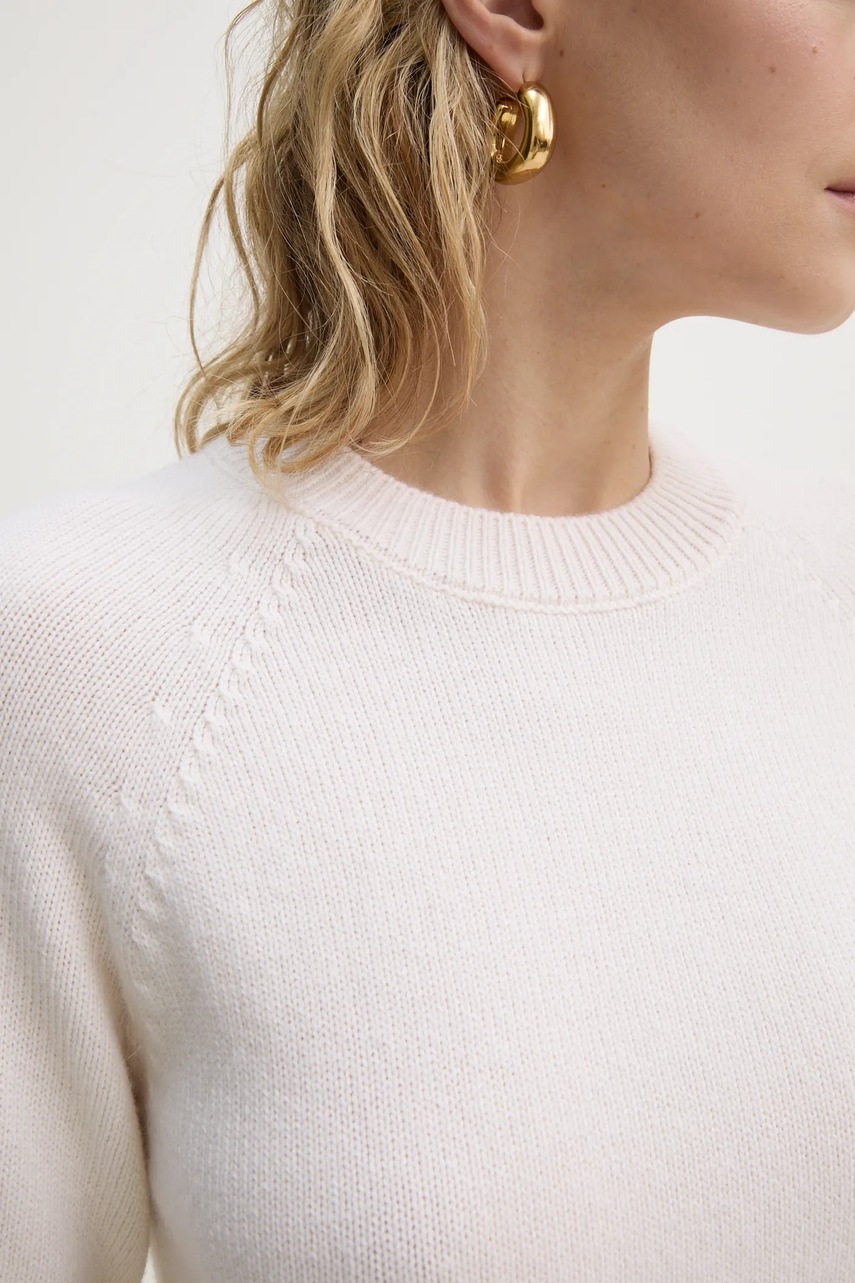 Πουλόβερ κασμίρ A.L.C. Ashtyn χρώμα: μπεζ, 7SWPO01029 φωτογραφία