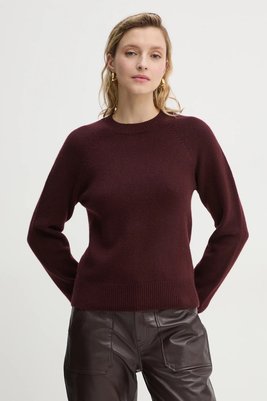 Πουλόβερ κασμίρ A.L.C. Ashtyn χρώμα: μπορντό, 7SWPO01029 φωτογραφία