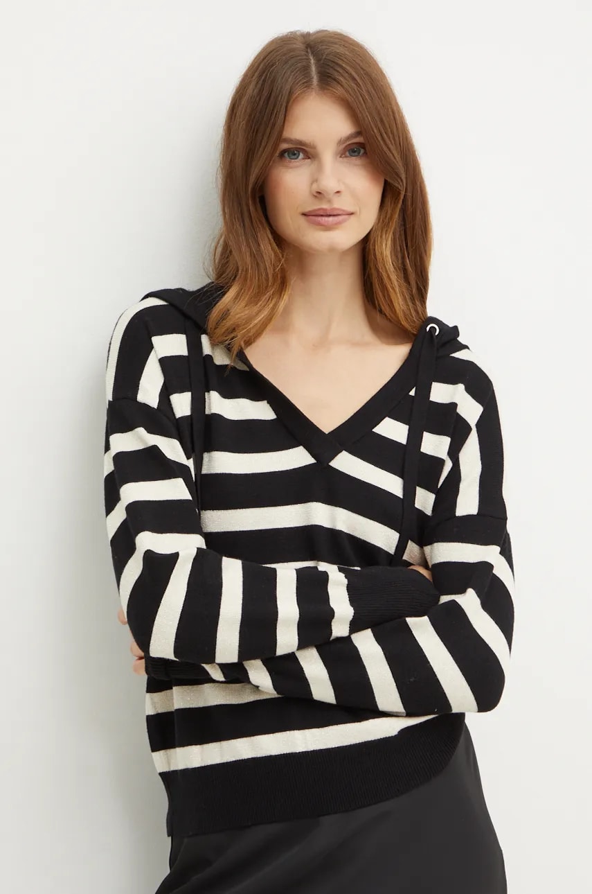 Morgan pulover MBALLON femei, culoarea negru, light, MBALLON Morgan pulover MBALLON femei, culoarea negru, light, MBALLON