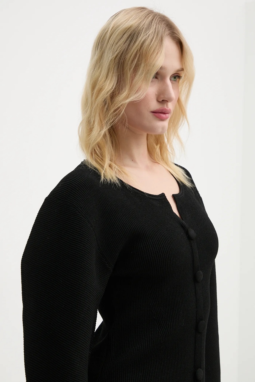 Πλεκτή ζακέτα By Malene Birger FRANCINAS χρώμα: μαύρο, Q72575003 φωτογραφία