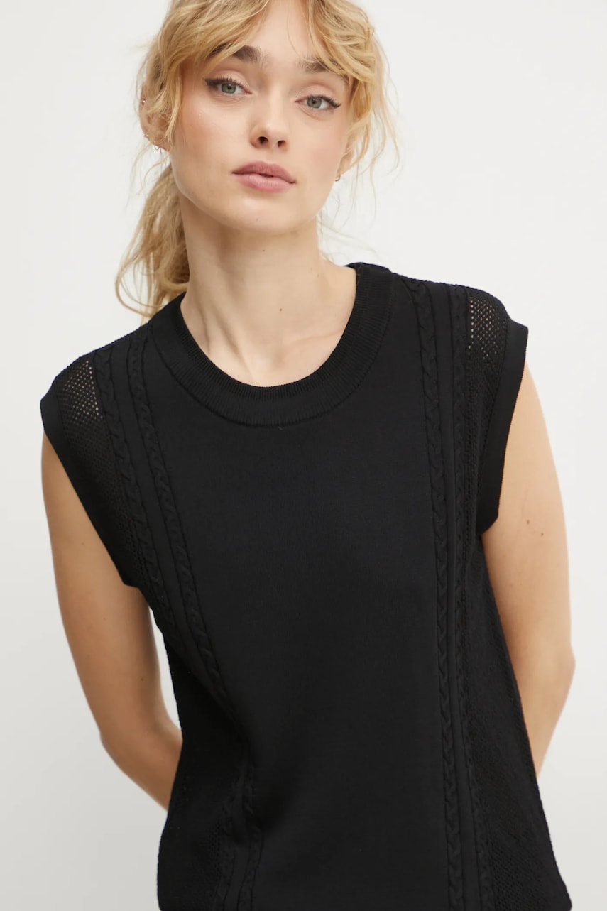 G-Star vestă culoarea negru, light, D25271-B754