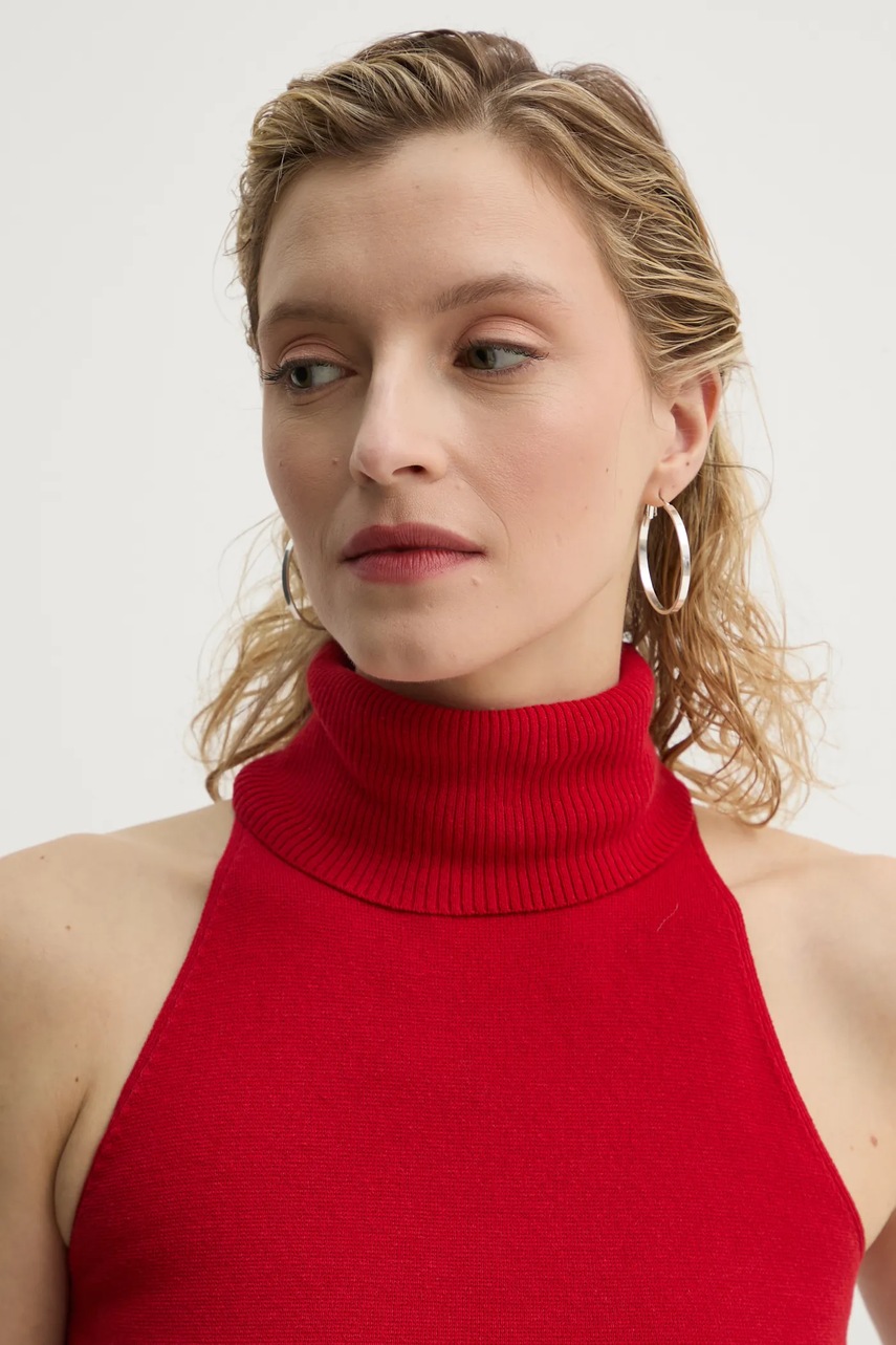 Βαμβακερό γιλέκο G-Star χρώμα: κόκκινο, D26410-D487 φωτογραφία