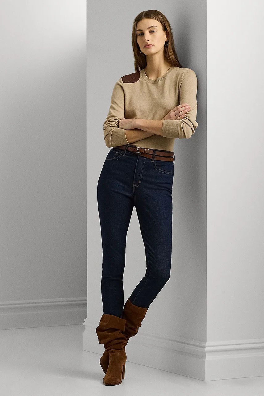 Светр Lauren Ralph Lauren жіночий колір чорний  200940581 