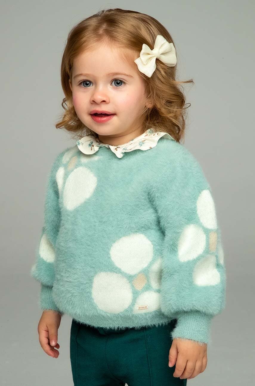 Mayoral pulover bebe culoarea turcoaz, 2321 Mayoral pulover bebe culoarea turcoaz, 2321