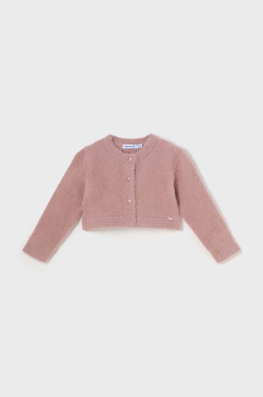 Mayoral cardigan bebe culoarea bej, 2325