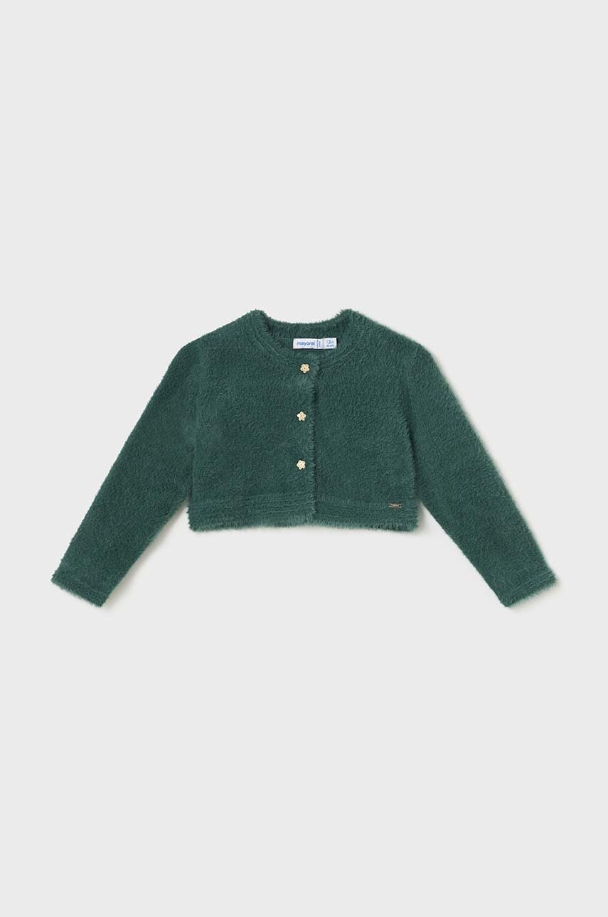 Mayoral cardigan bebe culoarea verde, 2325