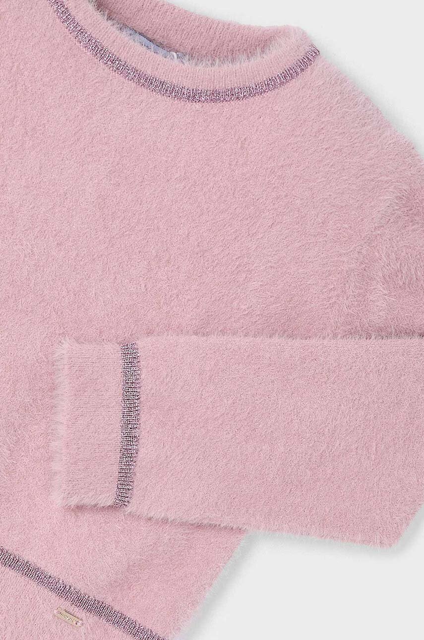 Дитячий светр Mayoral колір рожевий 4353