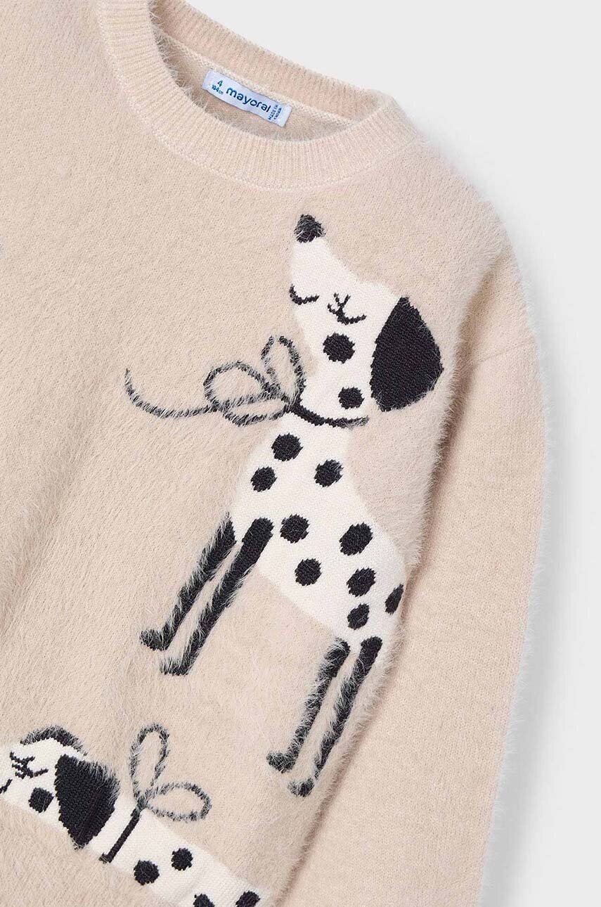 Дитячий светр Mayoral колір бежевий 4356