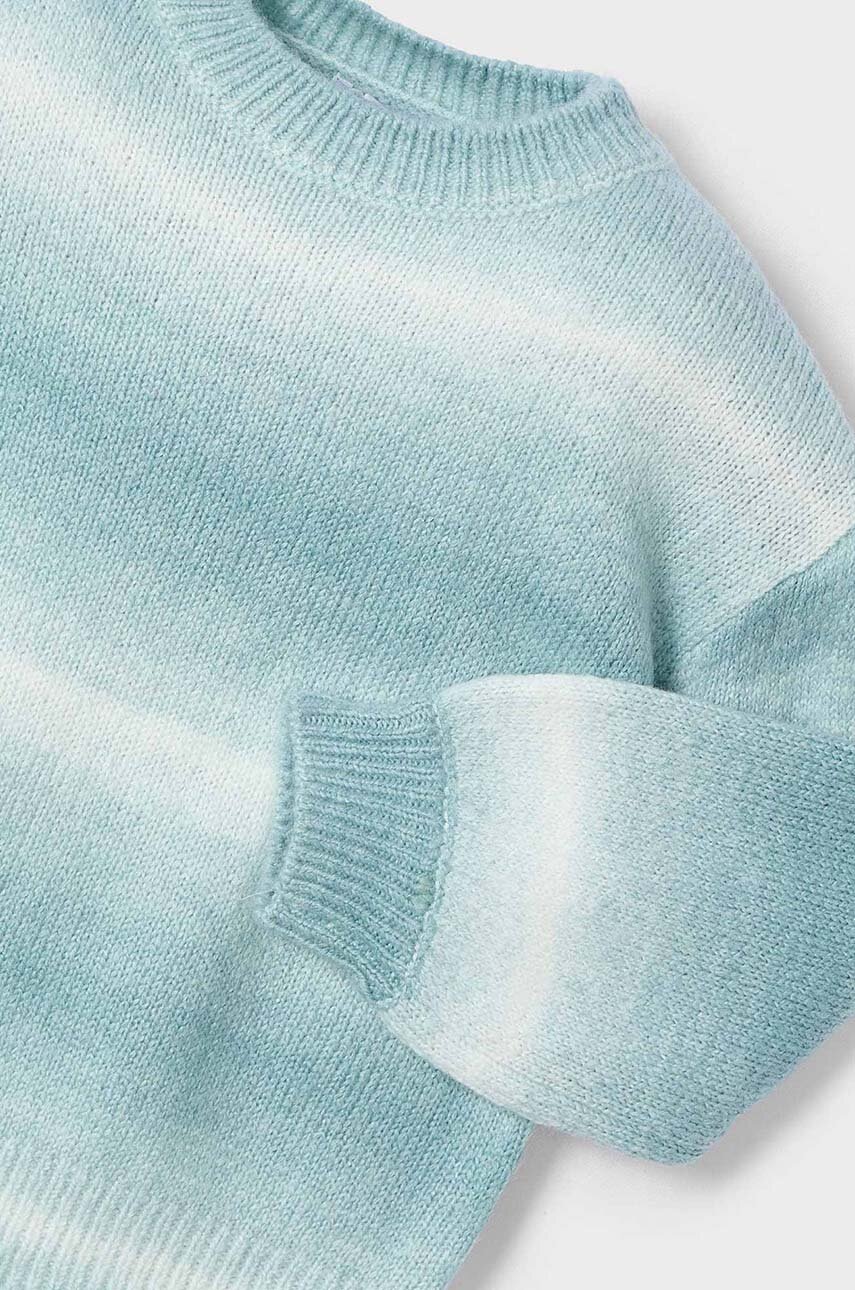 Дитячий светр Mayoral колір бірюзовий 4360