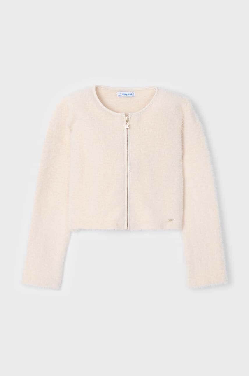 Mayoral cardigan copii culoarea bej, light, 4363
