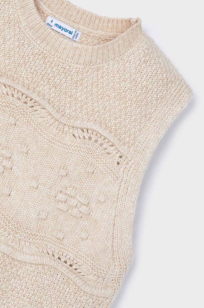 Дитяча безрукавка Mayoral колір бежевий легка 4364 в Вінниці Дитяча безрукавка Mayoral колір бежевий легка 4364 в Вінниці