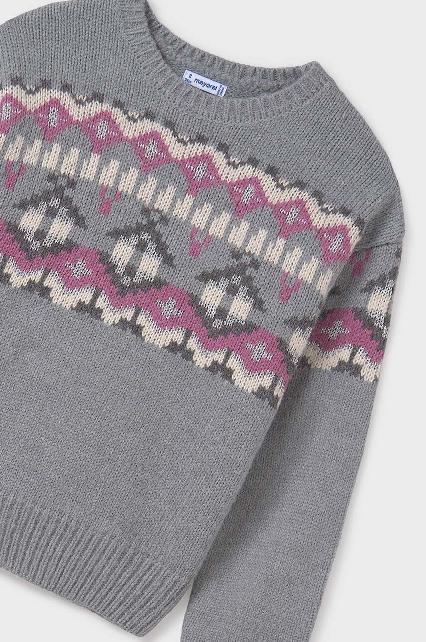 Детский свитер Mayoral цвет серый 7304