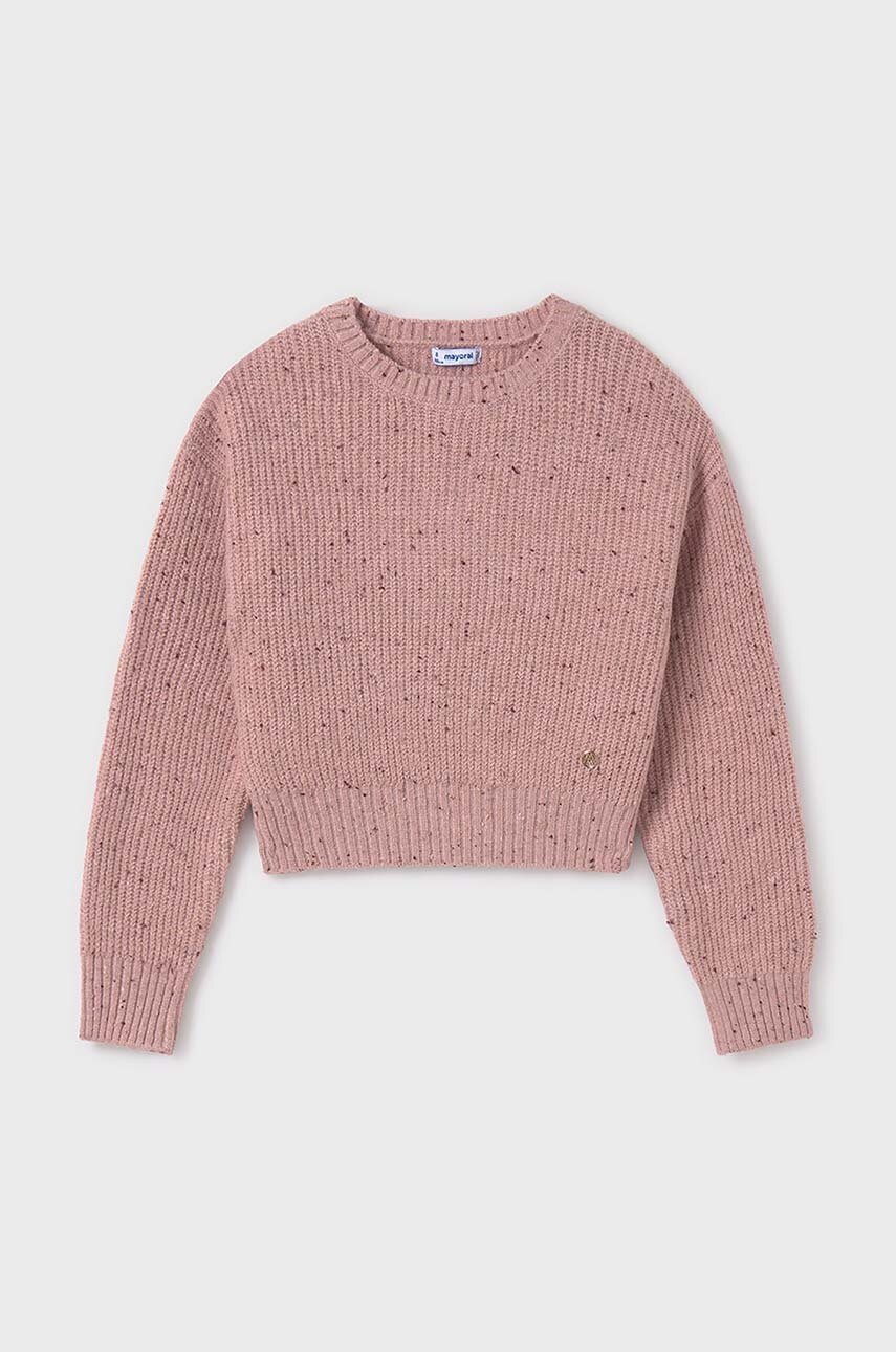 Mayoral pulover copii culoarea roz, 7305