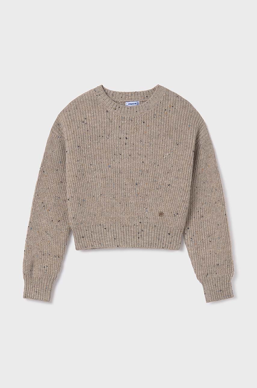 Дитячий светр Mayoral колір бежевий 7305