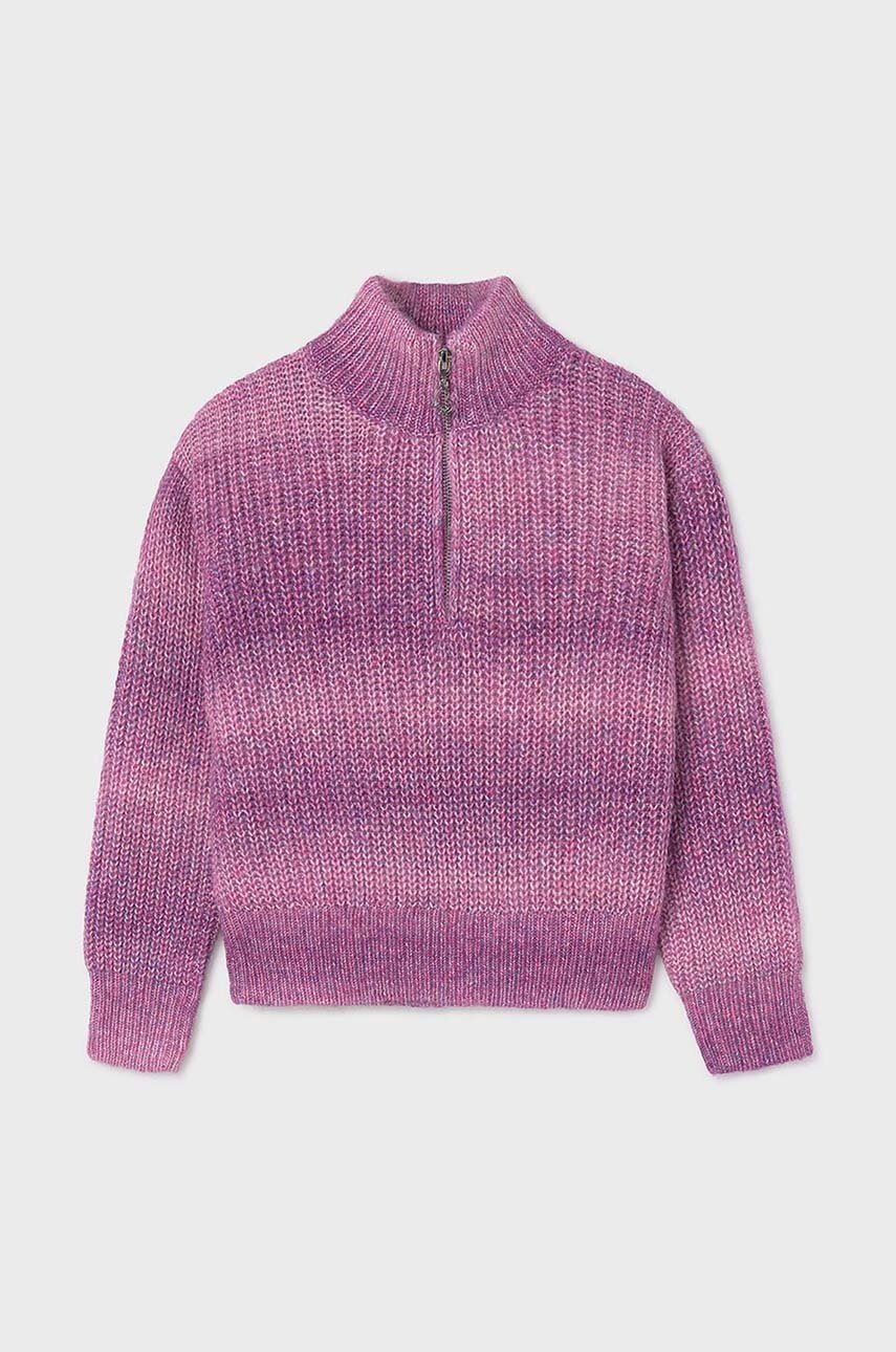 Дитячий светр Mayoral колір фіолетовий 7307 в Вінниці Дитячий светр Mayoral колір фіолетовий 7307 в Вінниці