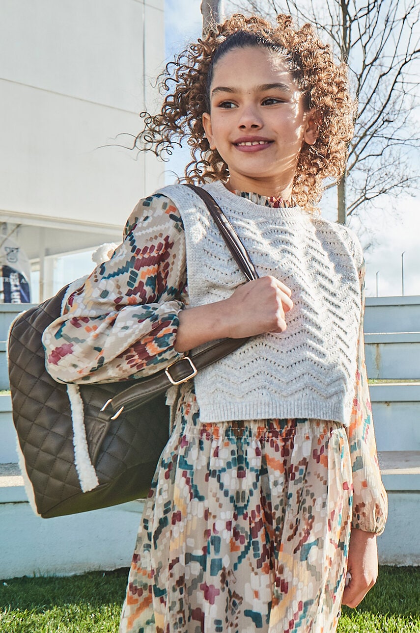 Mayoral vesta copii culoarea bej, light, 7315