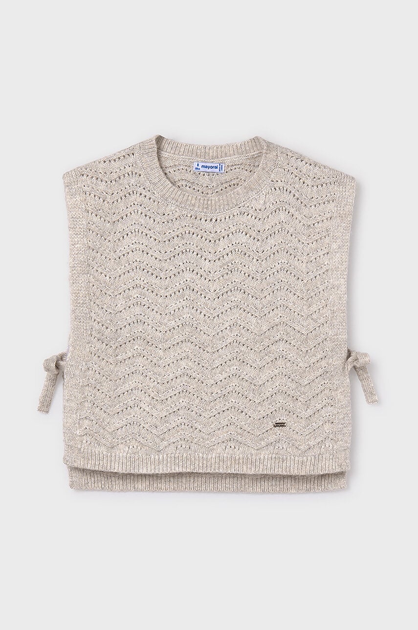 Дитячий жилет Mayoral колір бежевий легкий 7315 в Вінниці Дитячий жилет Mayoral колір бежевий легкий 7315 в Вінниці