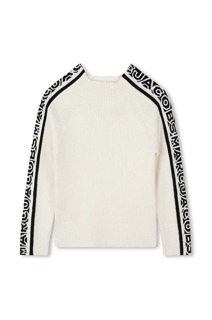 Детский свитер с примесью шерсти Marc Jacobs цвет серый W60268