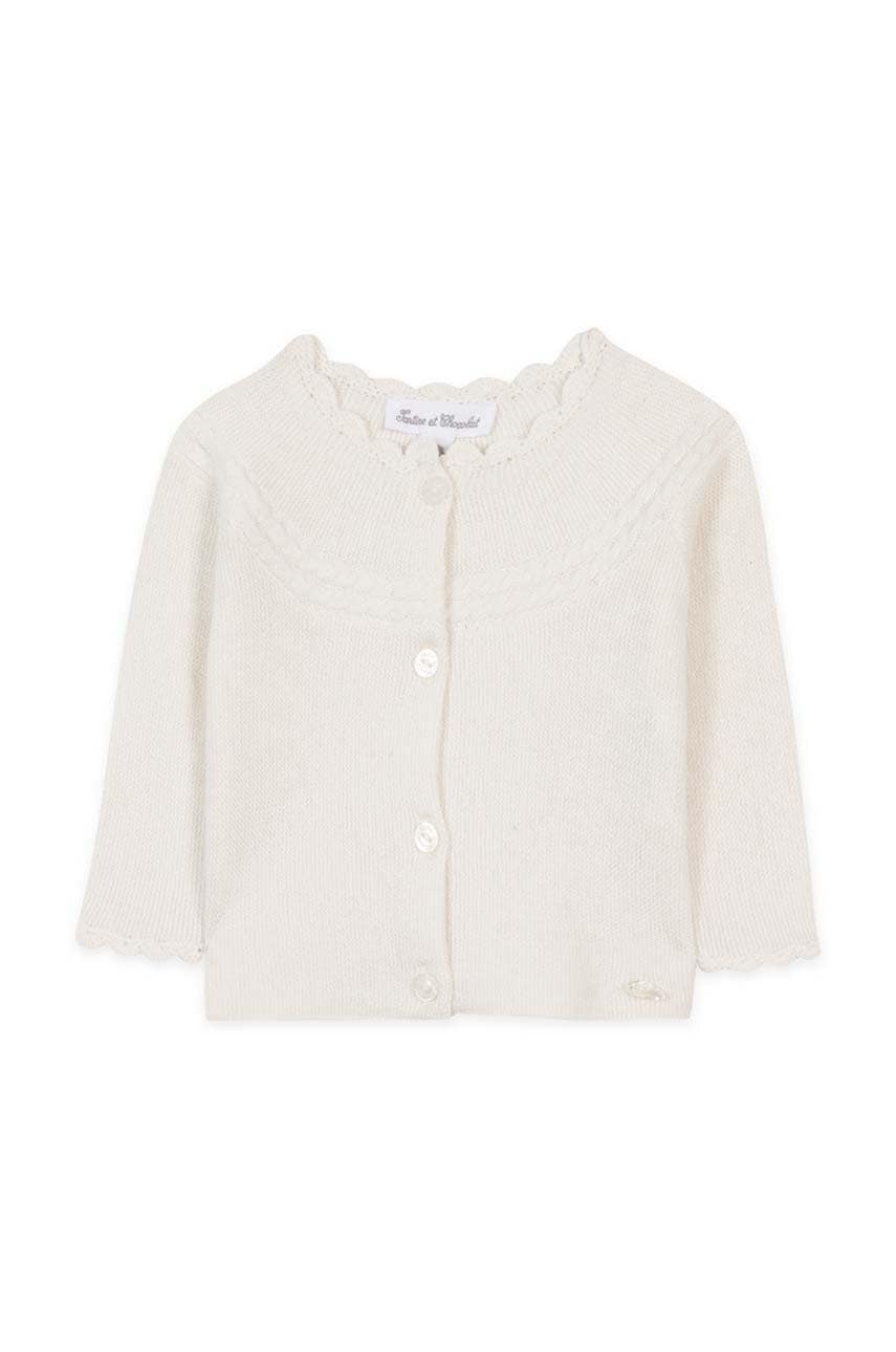 Дитячий кардиган з домішкою вовни Tartine et Chocolat колір бежевий легкий TZ18000 в Тернополі Дитячий кардиган з домішкою вовни Tartine et Chocolat колір бежевий легкий TZ18000 в Тернополі