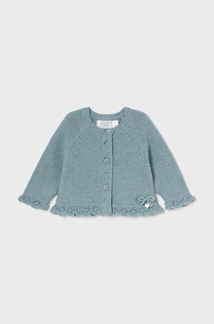 Mayoral Newborn cardigan din amestec de lana pentru bebelusi light, 2301