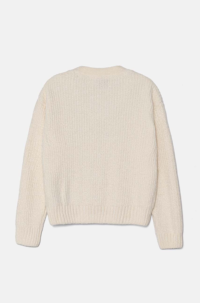 Дитячий кардиган Pepe Jeans WILLOW CARDIGAN колір бежевий теплий PG701082 Дитячий кардиган Pepe Jeans WILLOW CARDIGAN колір бежевий теплий PG701082