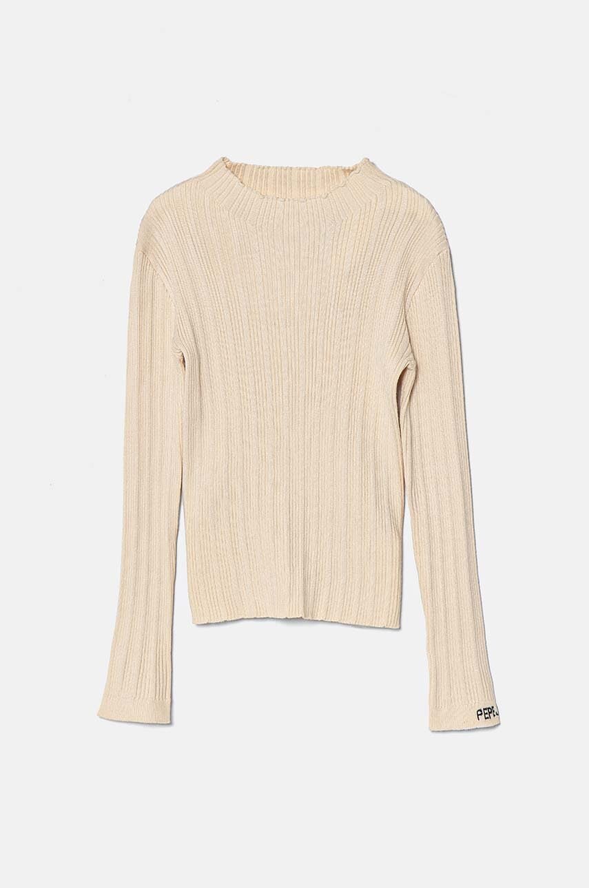 Pepe Jeans pulover copii WILA culoarea bej, light, PG701084