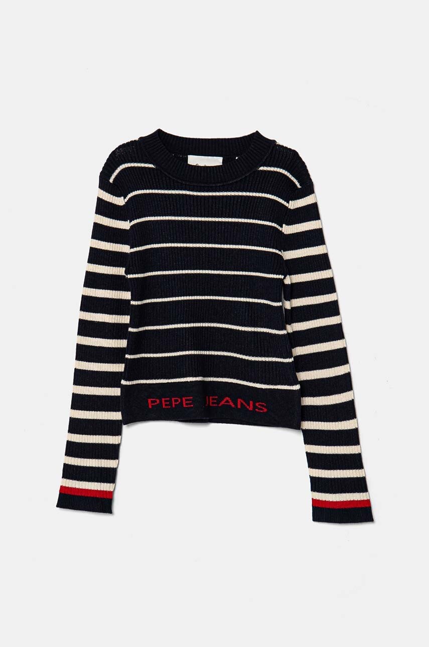 Pepe Jeans pulover copii WINFREY culoarea albastru marin, light, PG701093