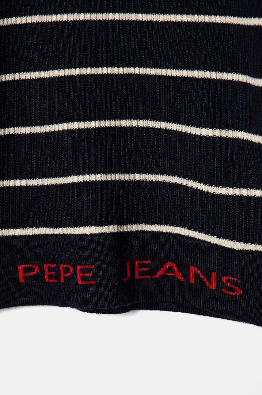 Pepe Jeans gyerek pulóver WINFREY sötétkék, könnyű, PG701093 termék 2. képe