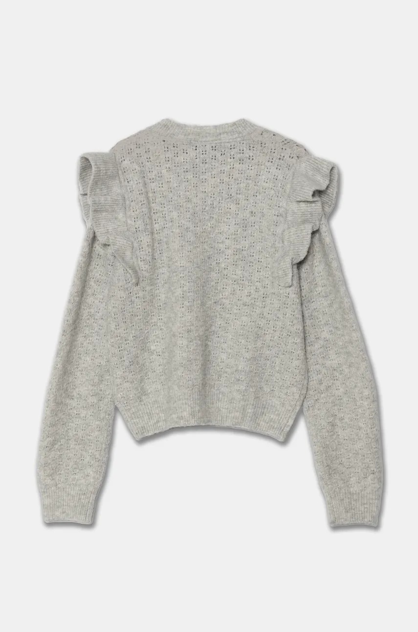 Детский свитер Pepe Jeans WINTA цвет серый лёгкий PG701099