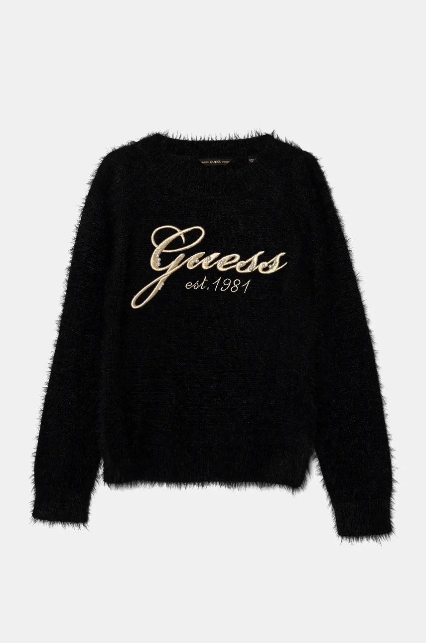 

Детски пуловер Guess в черно J4BR07 Z3K20, Черен